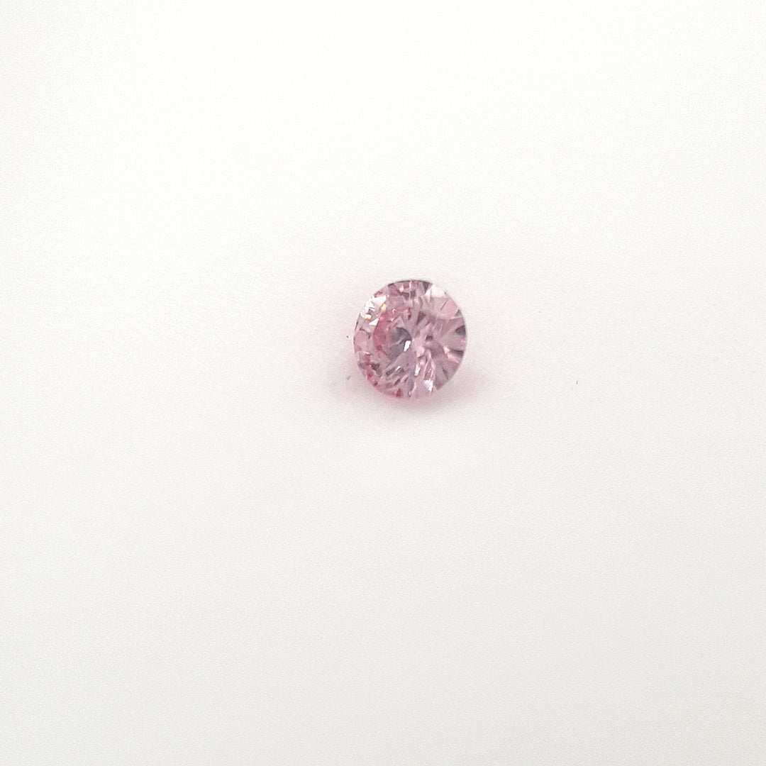 0.035ct Australian Pink Argyle Diamond 5P SI1 - Round