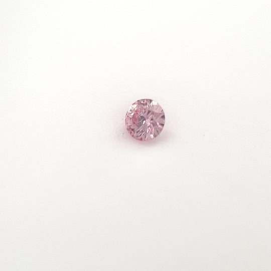 0.035ct Australian Pink Argyle Diamond 5P SI1 - Round