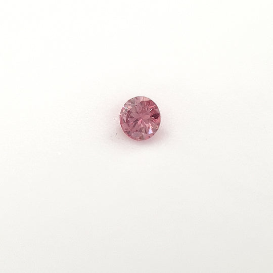 0.037ct Australian Pink Argyle Diamond 4PR SI1 - Round
