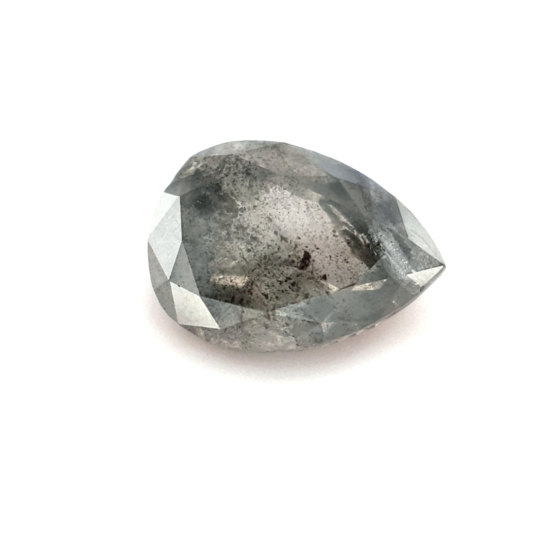 1.08ct Australian Argyle Salt and Pepper Diamond - Pear