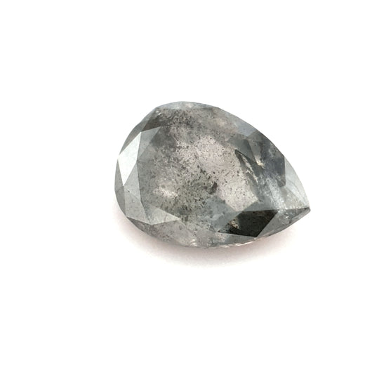 1.08ct Australian Argyle Salt and Pepper Diamond - Pear