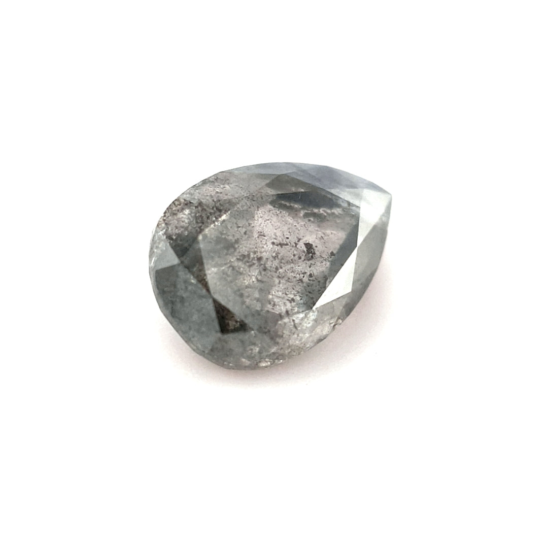 1.08ct Australian Argyle Salt and Pepper Diamond - Pear