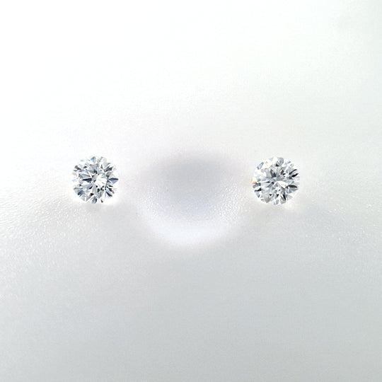 0.12ct TDW Australian Argyle Diamond Pair - Round