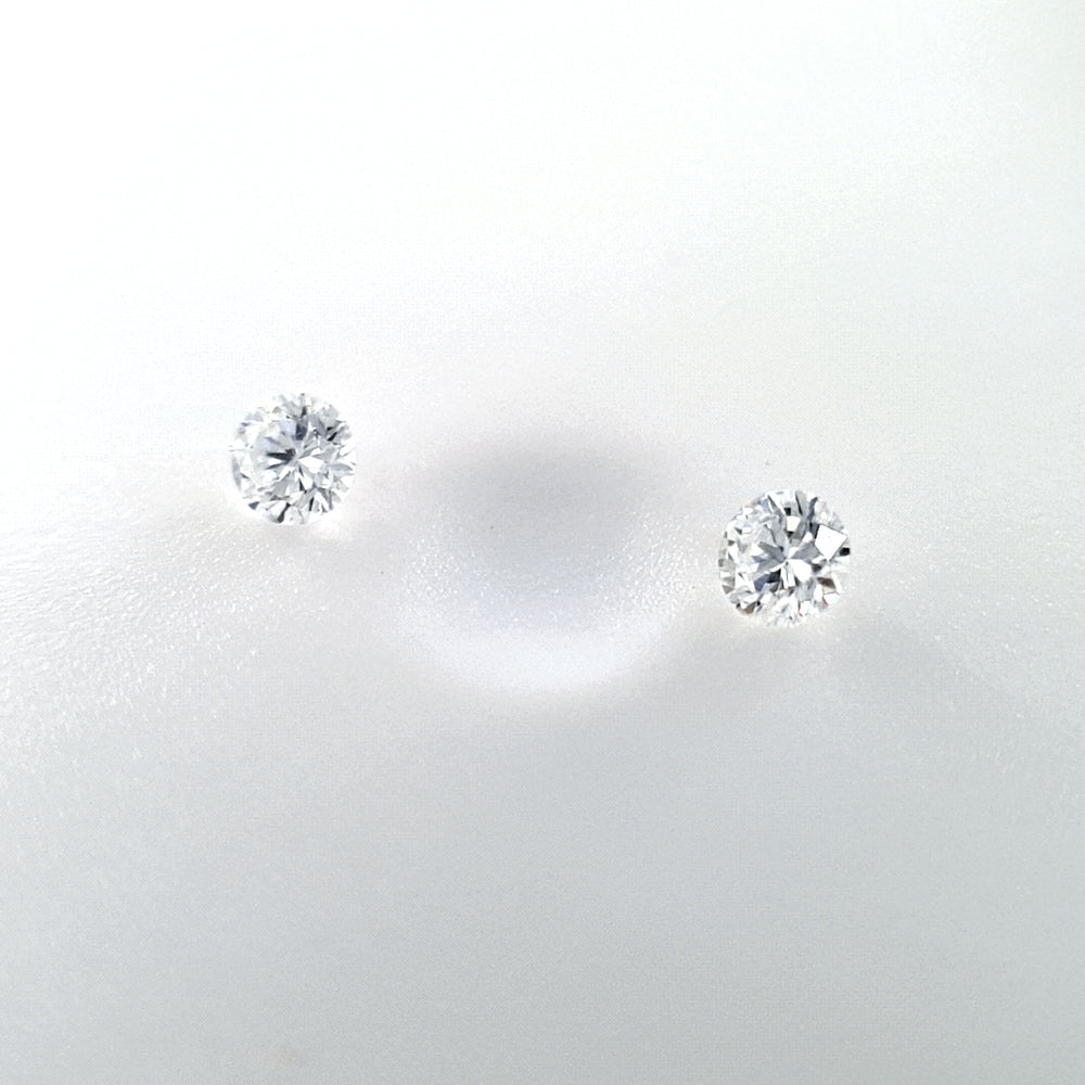 0.12ct TDW Australian Argyle Diamond Pair - Round