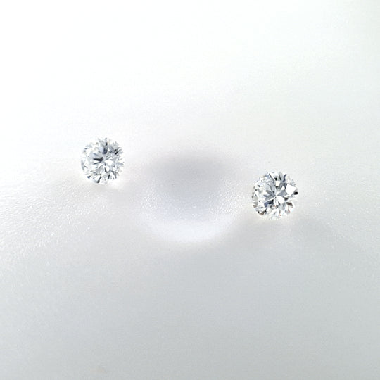 0.12ct TDW Australian Argyle Diamond Pair - Round