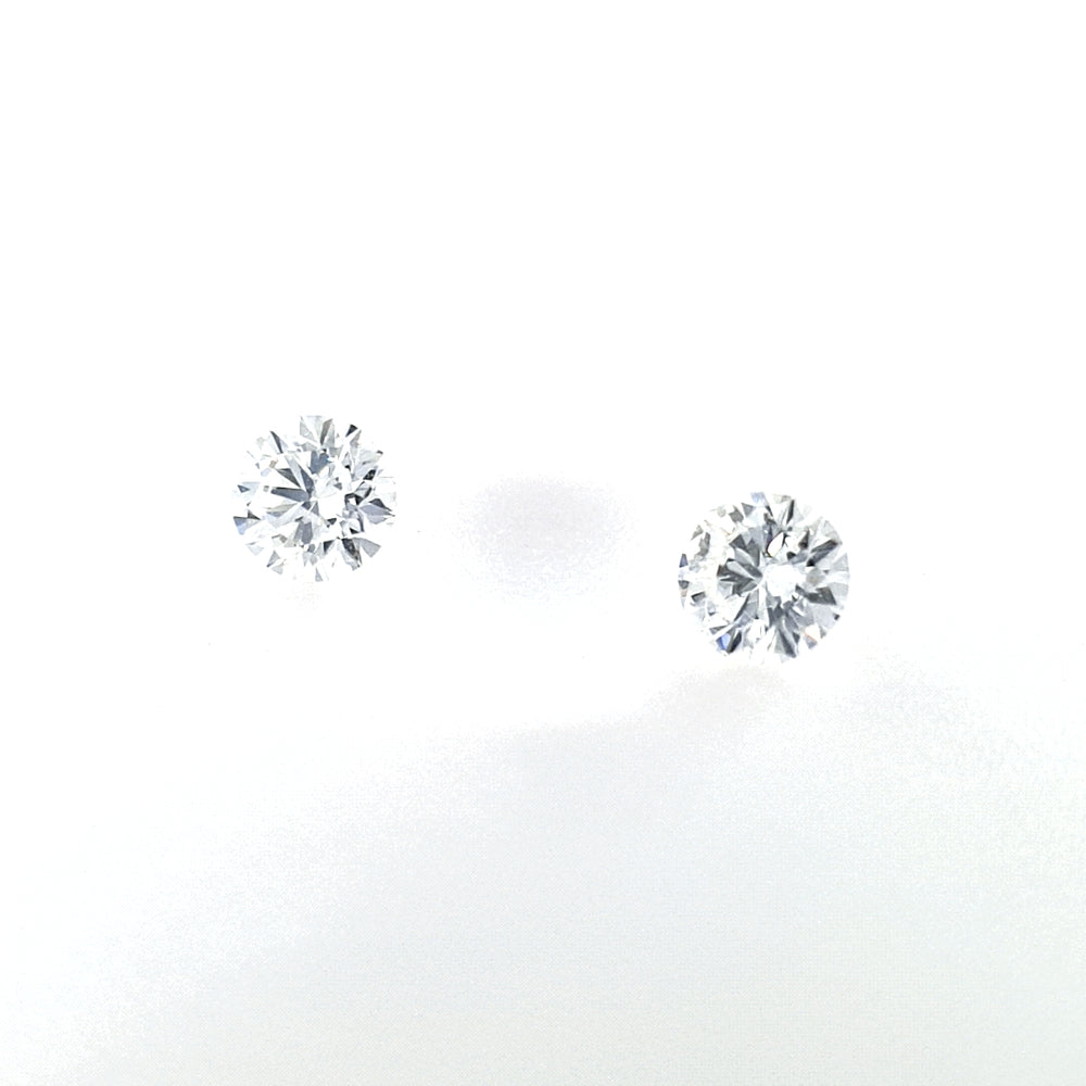 0.23ct TDW Australian Argyle Diamond Pair - Round