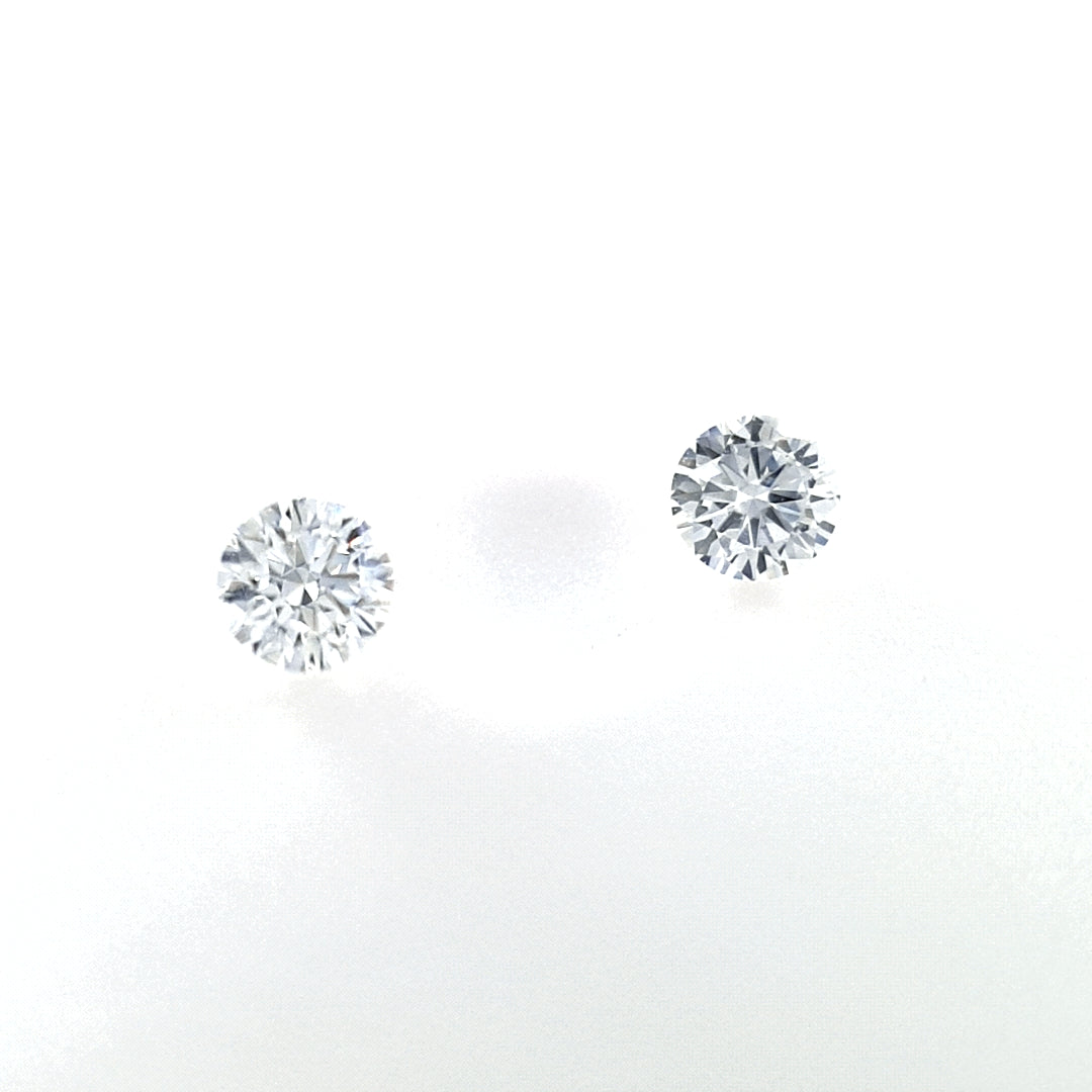 0.23ct TDW Australian Argyle Diamond Pair - Round