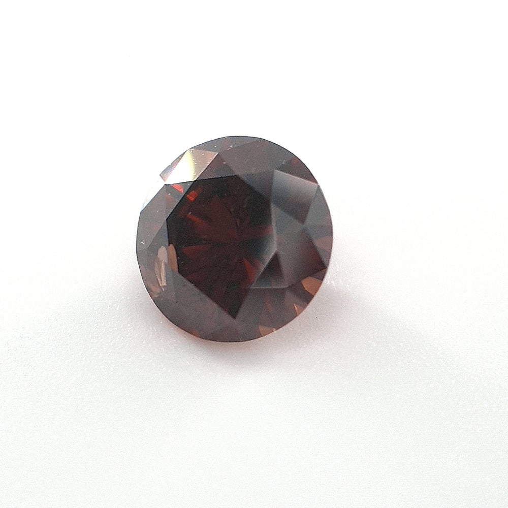0.79ct Australian Cognac Argyle Diamond - Round