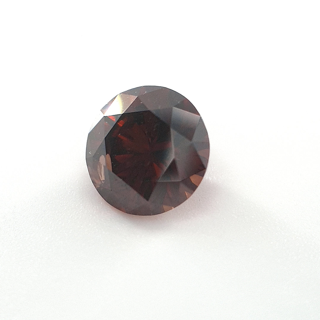 0.79ct Australian Cognac Argyle Diamond - Round