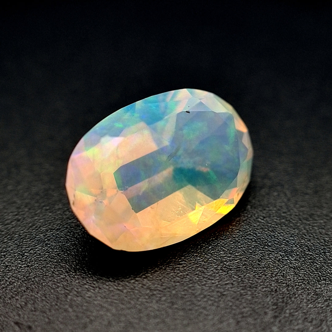 2.47ct Australian Opal, Faceted - Oval