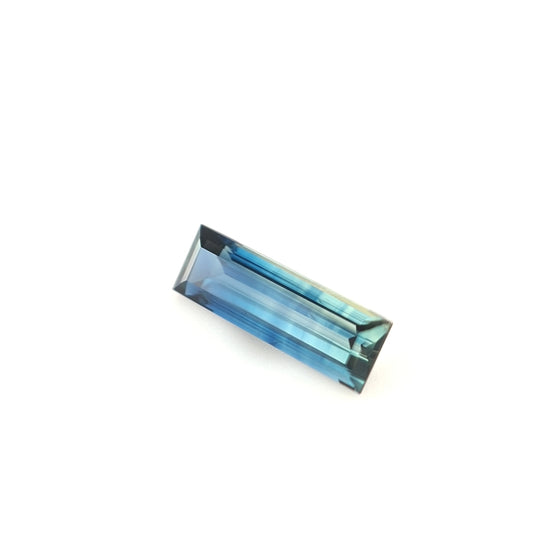 1.00ct Australian Sapphire - Blue, Yellow, Teal - Baguette