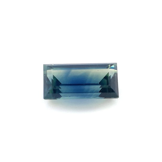 1.01ct Australian Sapphire, Parti, Blue, Yellow - Baguette