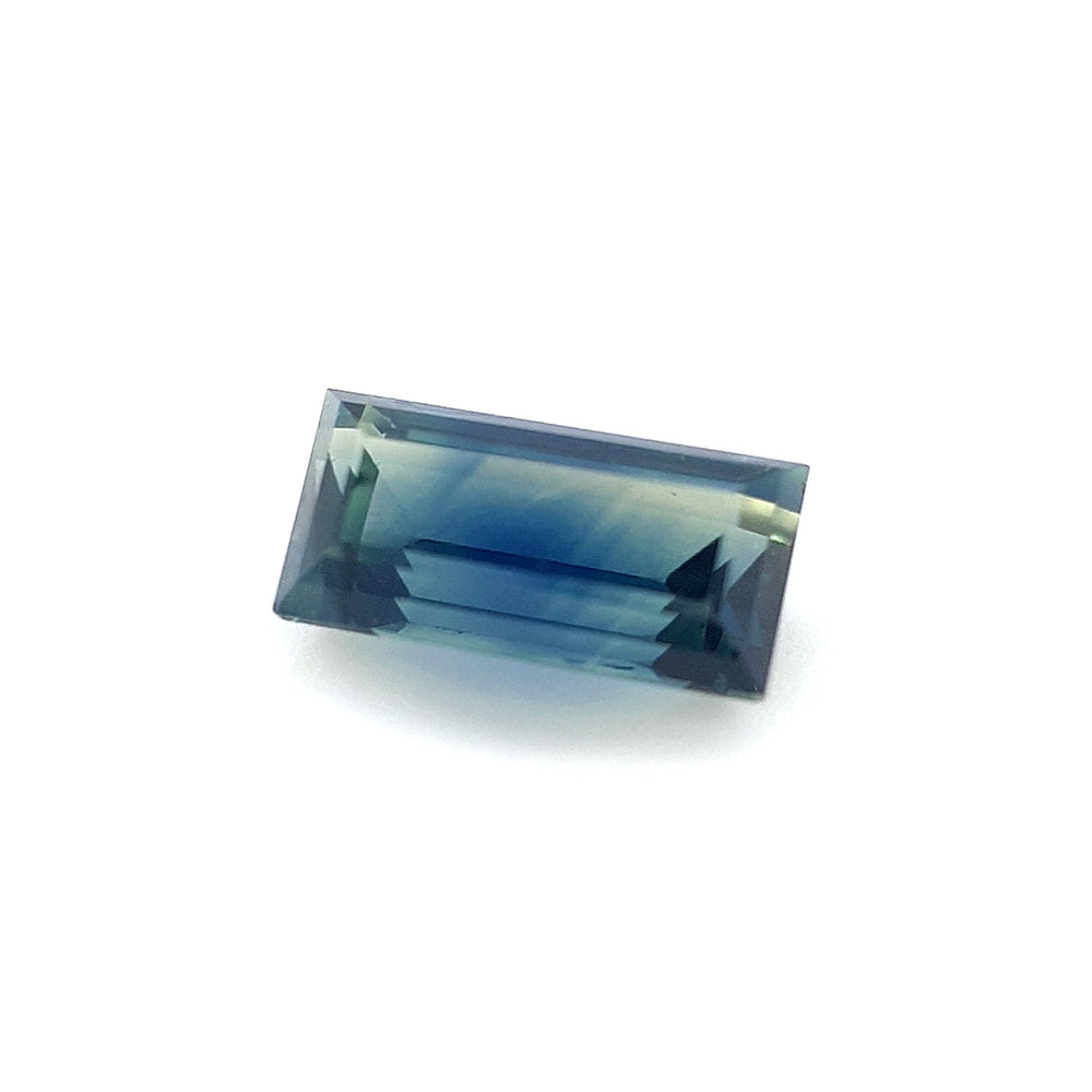 1.01ct Australian Sapphire, Parti, Blue, Yellow - Baguette