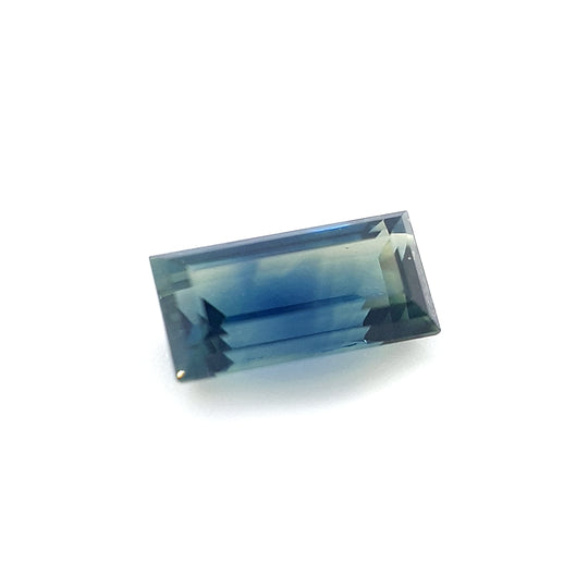 1.01ct Australian Sapphire, Parti, Blue, Yellow - Baguette