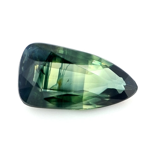 2.01ct Australian Sapphire, Green, Teal, Blue, Yellow - Starship