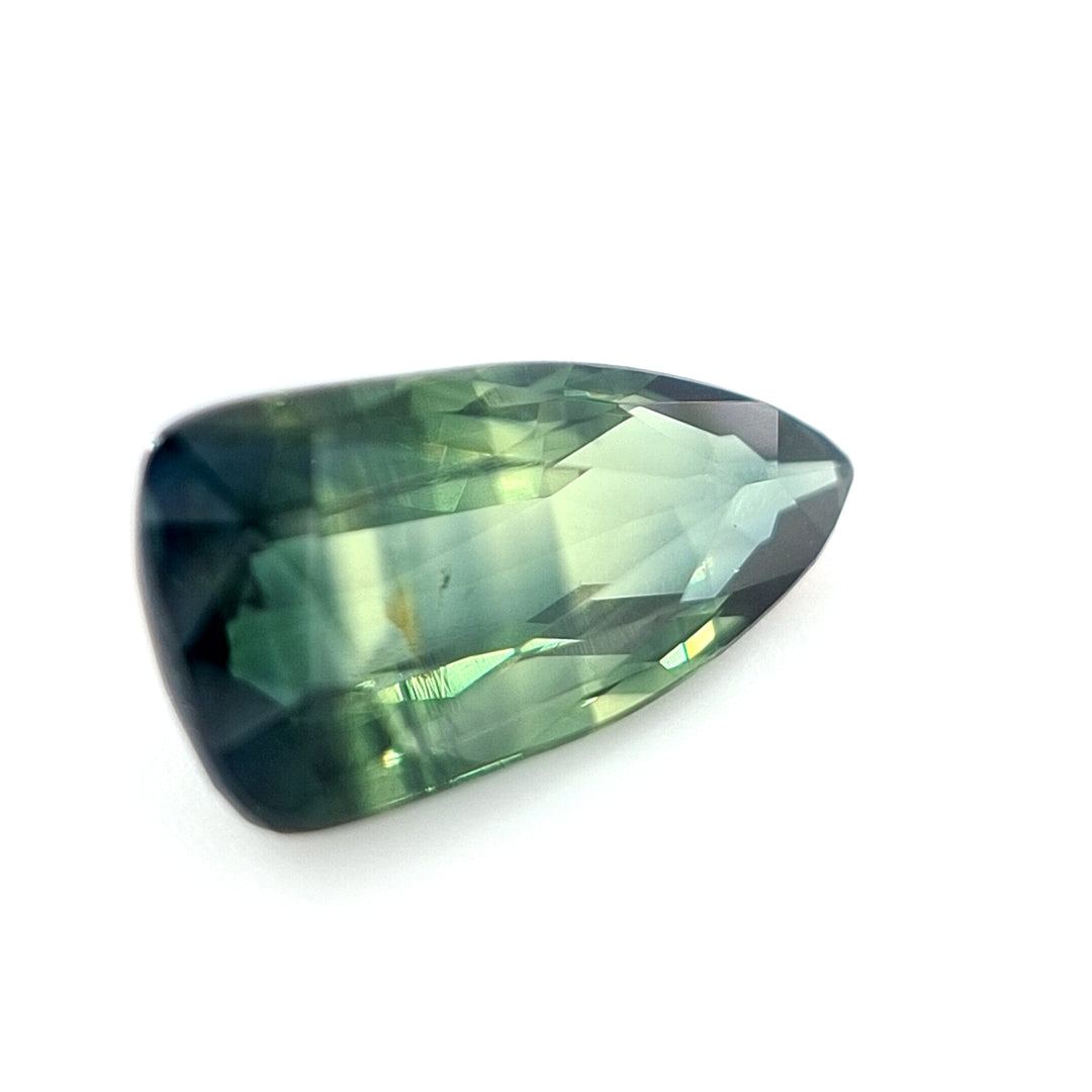2.01ct Australian Sapphire, Green, Teal, Blue, Yellow - Starship