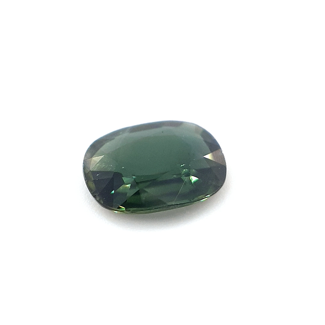 0.95ct Australian Sapphire, Green - Cushion