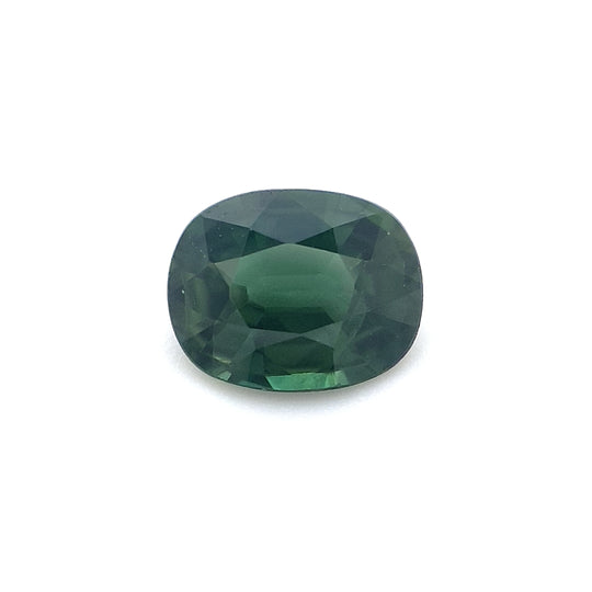 1.00ct Australian Sapphire, Green - Cushion