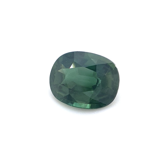 1.00ct Australian Sapphire, Green - Cushion