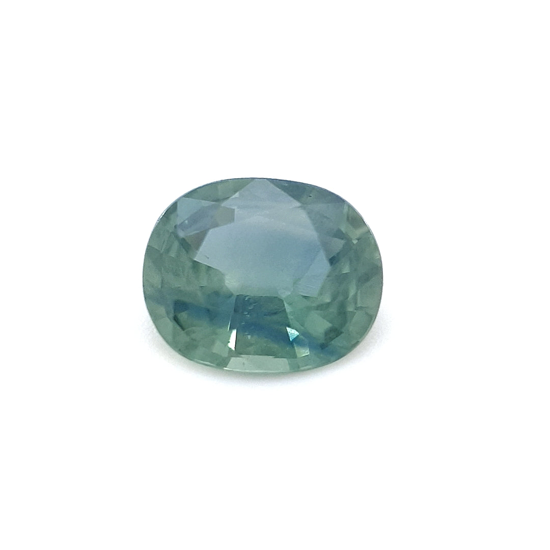 1.15ct Australian Sapphire, Teal - Cushion