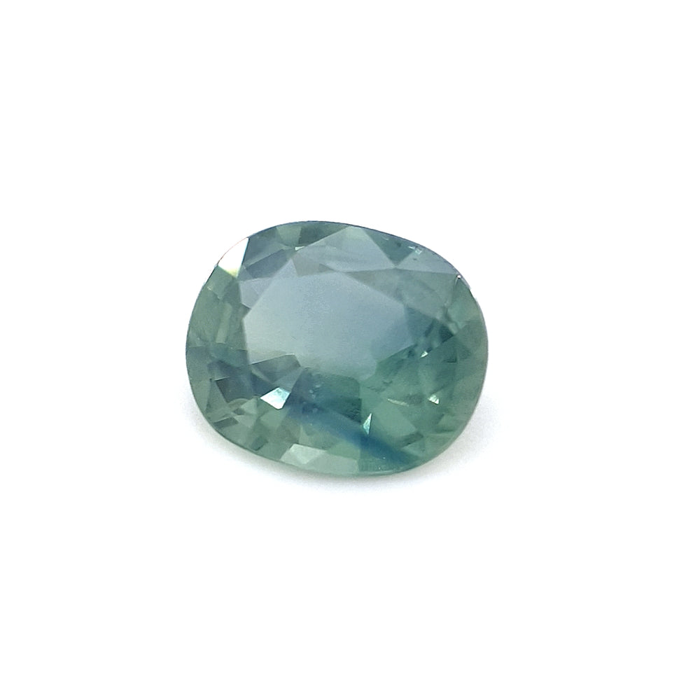1.15ct Australian Sapphire, Teal - Cushion