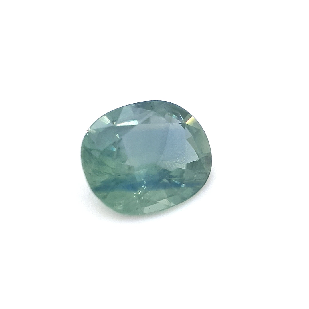 1.15ct Australian Sapphire, Teal - Cushion