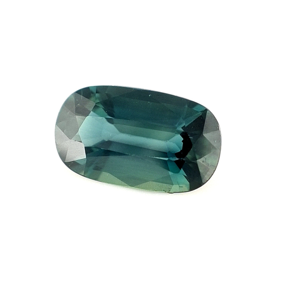 2.38ct Australian Sapphire, Blue, Teal - Cushion Cut