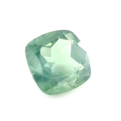 4.23ct Australian Sapphire, Teal Blue, Green - Cushion Cut