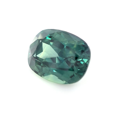 5.27ct Australian Sapphire, Teal, Green, Blue - Cushion