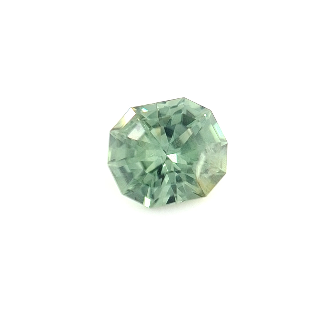1.15ct Australian Sapphire, Teal, Green, Blue - Decagon