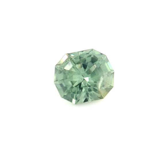 1.15ct Australian Sapphire, Teal, Green, Blue - Decagon