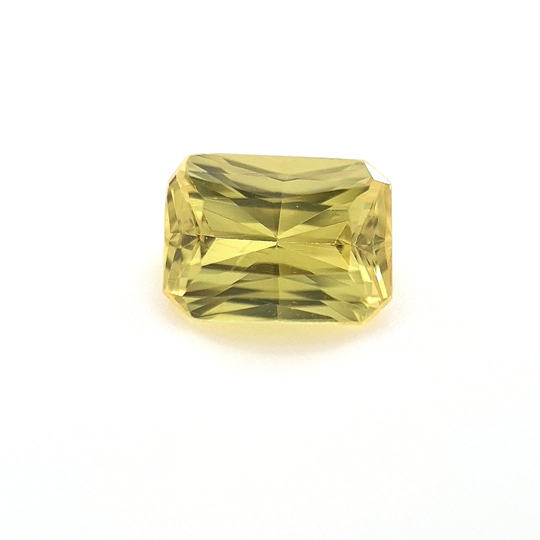 0.85ct Australian Sapphire, Yellow - Radiant Cut