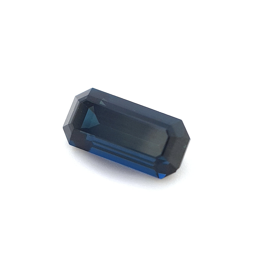 1.07ct Australian Sapphire, Blue - Emerald Cut