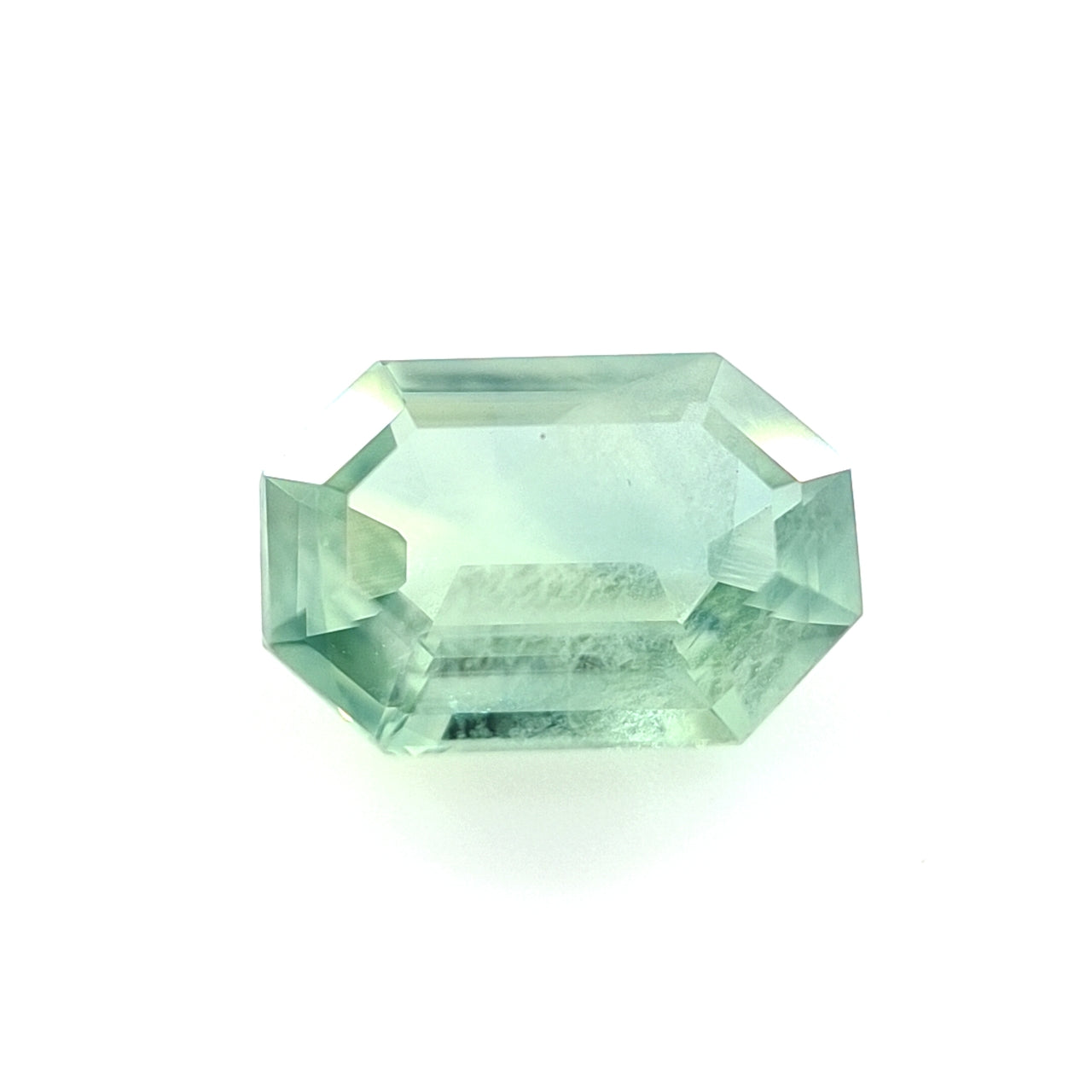 1.23ct Australian Sapphire, Teal, Blue - Emerald Cut