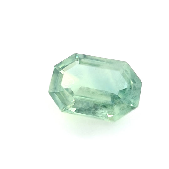 1.23ct Australian Sapphire, Teal, Blue - Emerald Cut