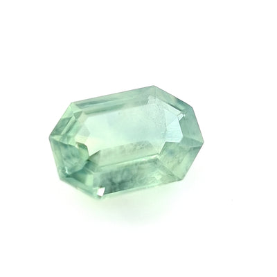 1.23ct Australian Sapphire, Teal, Blue - Emerald Cut