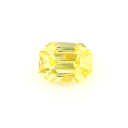 1.36ct Australian Sapphire, Intense Yellow - Emerald cut