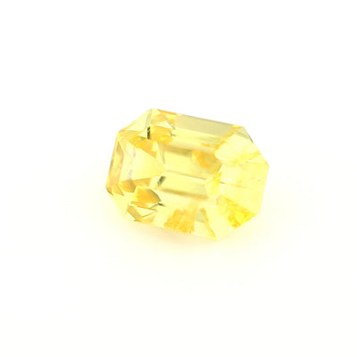 1.36ct Australian Sapphire, Intense Yellow - Emerald cut