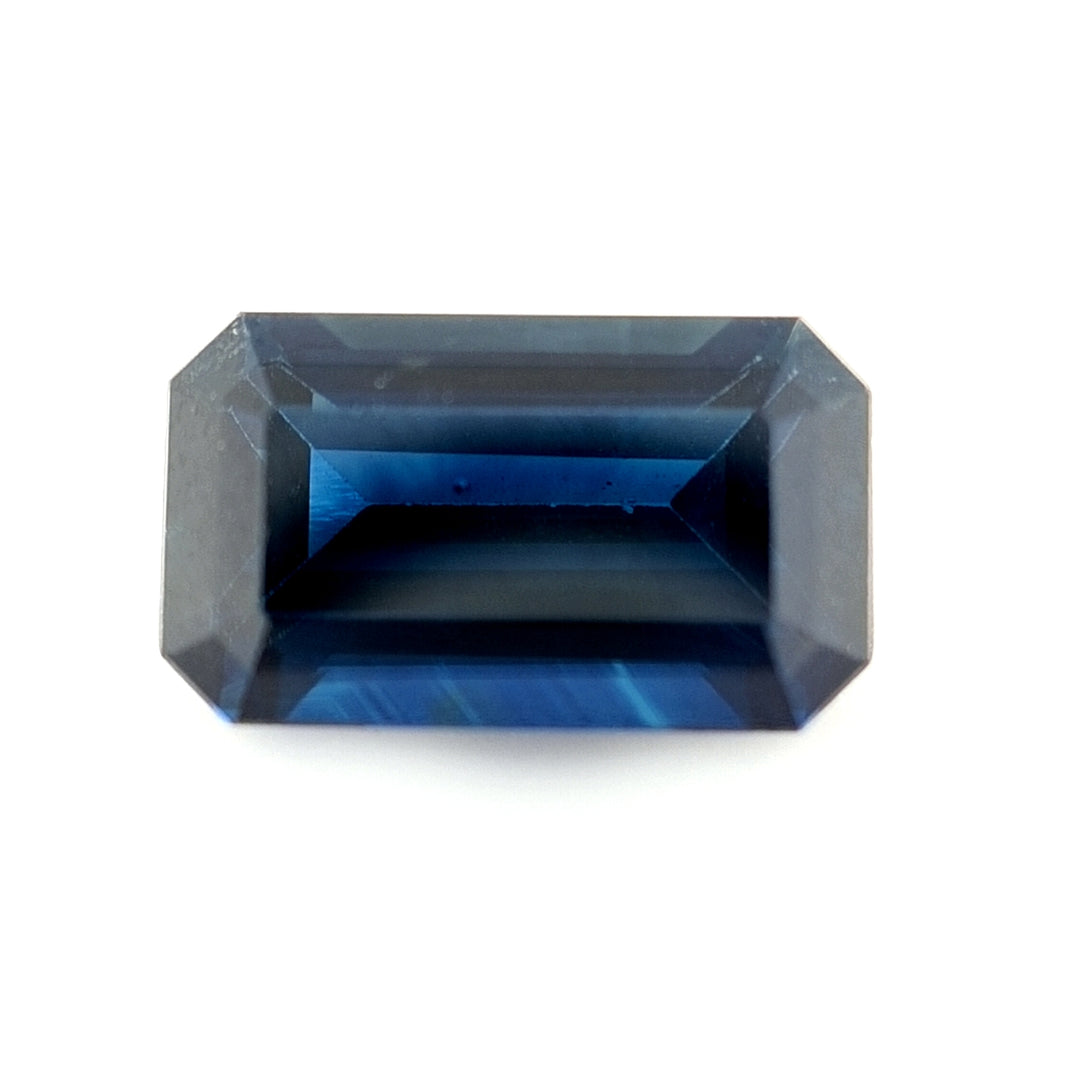 1.62ct Australian Sapphire Royal Blue - Emerald Cut