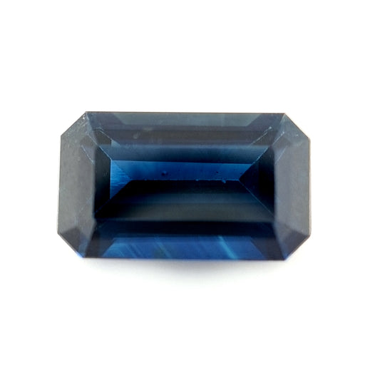 1.62ct Australian Sapphire Royal Blue - Emerald Cut