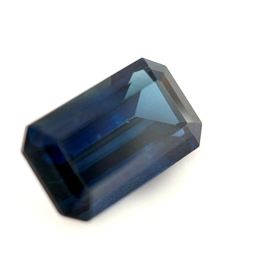 1.62ct Australian Sapphire Royal Blue - Emerald Cut