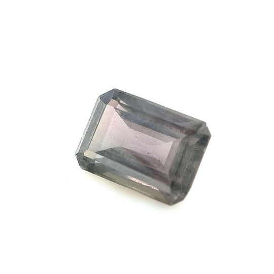 2.09ct Australian Sapphire Violet, Purple, Grey - Emerald Cut
