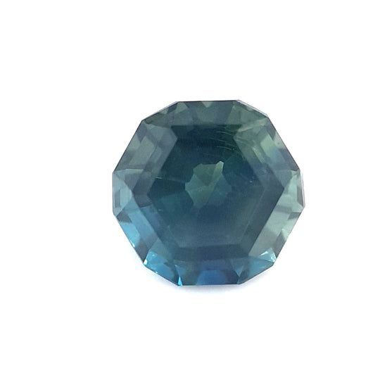 0.90ct Australian Sapphire, Parti, Blue, Green, Teal - Fancy