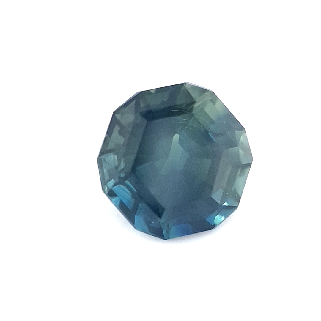 0.90ct Australian Sapphire, Parti, Blue, Green, Teal - Fancy