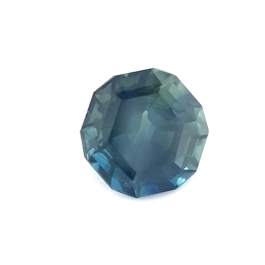 0.90ct Australian Sapphire, Parti, Blue, Green, Teal - Fancy