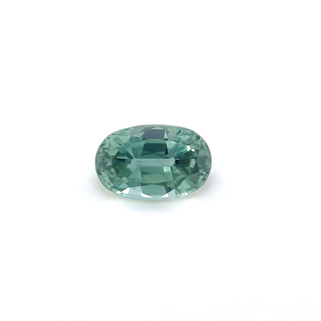 0.66ct Australian Sapphire, Blue, Green, Teal - Oval