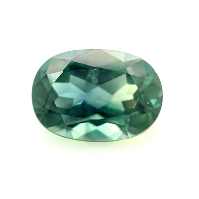 0.98ct Australian Sapphire, Teal, Green, Blue - Oval