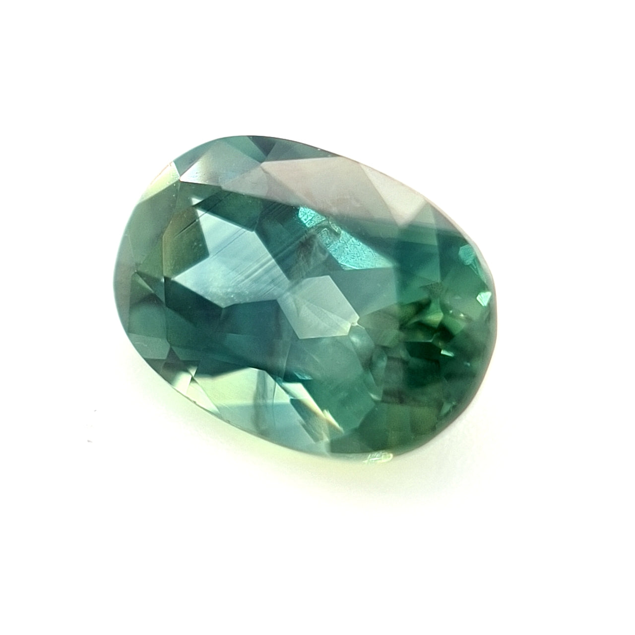 0.98ct Australian Sapphire, Teal, Green, Blue - Oval