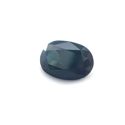 1.01ct Australian Sapphire, Blue, Green, Black - Oval