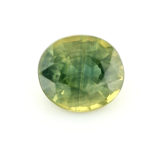 1.13ct Australian Sapphire, Yellow, Green, Blue - Oval